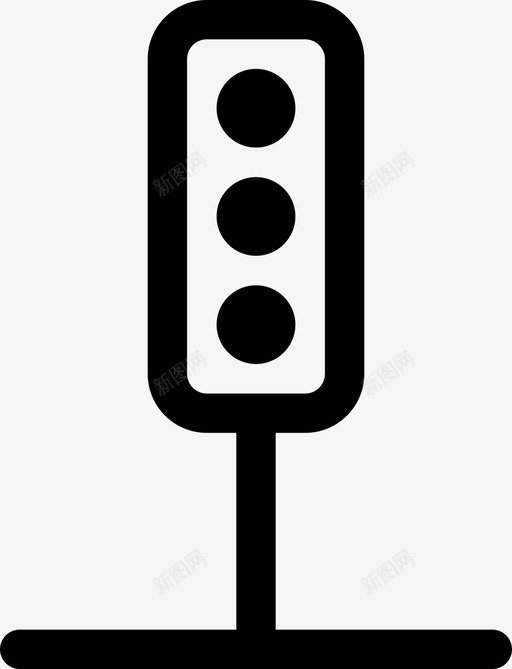 红绿灯控制十字路口图标svg_新图网 https://ixintu.com 信号 十字路口 控制 红绿灯 街道 路口 路标