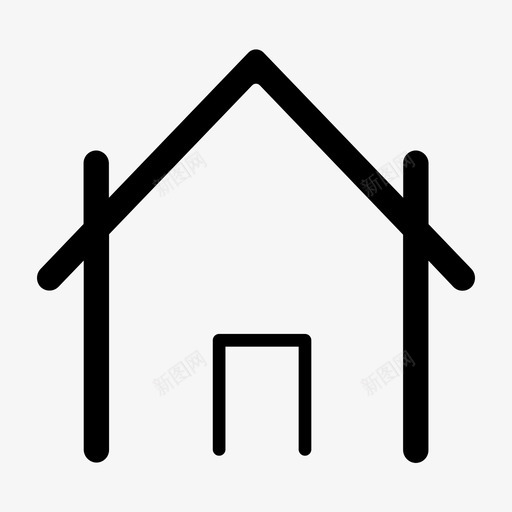 房屋仓库图标svg_新图网 https://ixintu.com 仓库 房屋