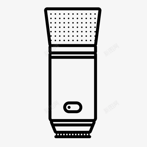 电容话筒音乐制作播客图标svg_新图网 https://ixintu.com 工作室 播客 电容话筒 音乐制作 音乐图标