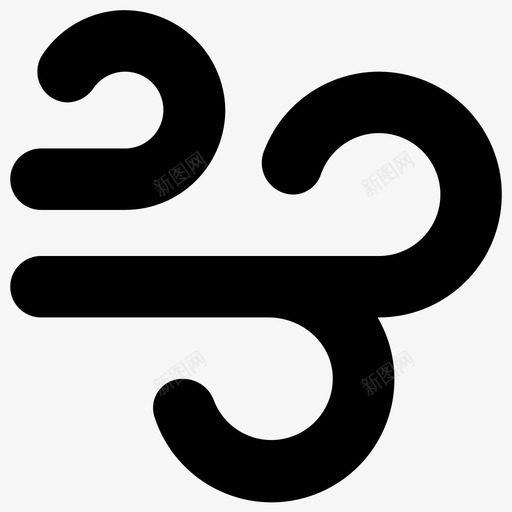 风简单的图标svg_新图网 https://ixintu.com 简单的图标 风