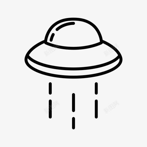 科幻外星人天文学图标svg_新图网 https://ixintu.com 不明飞行物 外星人 天文学 太空 宇宙飞船 科幻