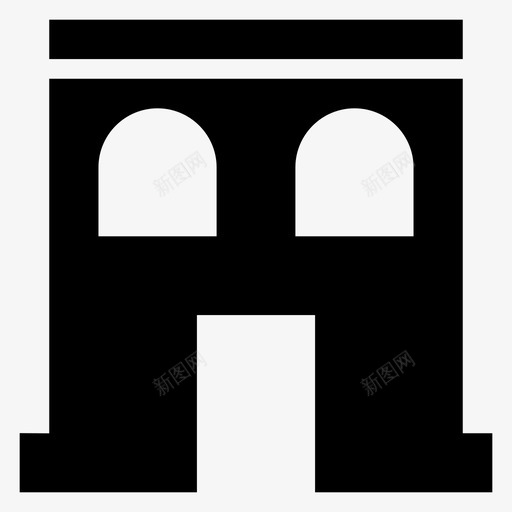 房地产建筑商业图标svg_新图网 https://ixintu.com 商业 商店 城镇 建筑 建筑房地产雕文图标 房地产