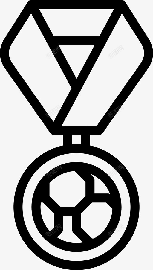 奖章奖品获奖者图标svg_新图网 https://ixintu.com 大明星奖大纲 奖品 奖章 获奖者