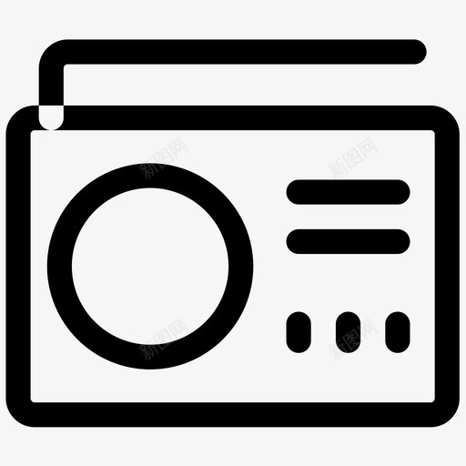radiosvg_新图网 https://ixintu.com radio library