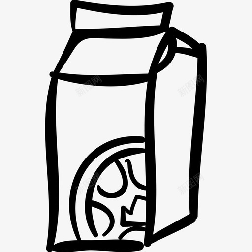 果汁砖食品手工烹饪图标svg_新图网 https://ixintu.com 手工烹饪 果汁砖 食品
