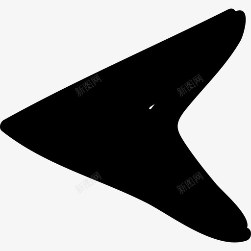 左箭头箭头儿童界面图标svg_新图网 https://ixintu.com 儿童界面 左箭头 箭头