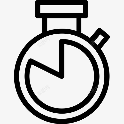 秒表计时器计数器图标svg_新图网 https://ixintu.com 医疗线路图标 秒表 计数器 计时器