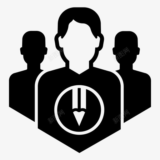 团队代理师图标svg_新图网 https://ixintu.com 代理 团队和管理 设计团队 设计师 资源