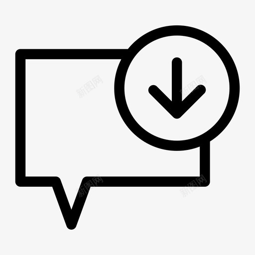 信息电子邮件收到的信息图标svg_新图网 https://ixintu.com 信息 彩信 收到的信息 电子邮件