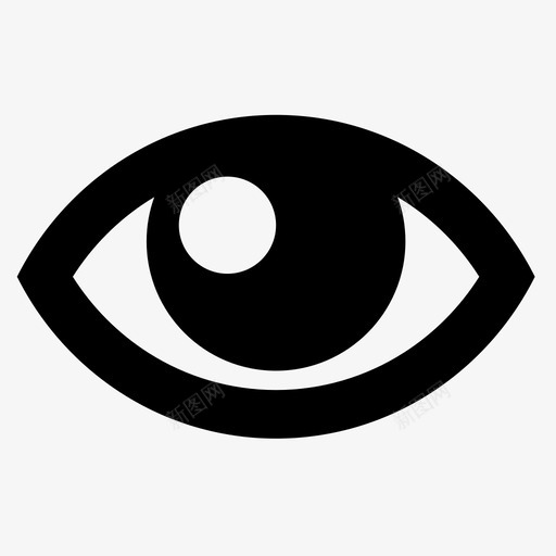 眼睛svg_新图网 https://ixintu.com 眼睛