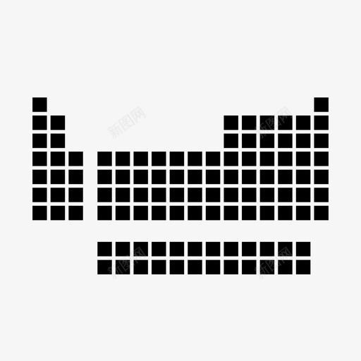 元素周期表原子化学图标svg_新图网 https://ixintu.com 元素 元素周期表 化学 原子
