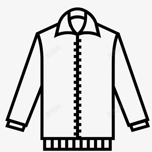 夹克外套服装图标svg_新图网 https://ixintu.com 外套 外套系列 夹克 套装 服装