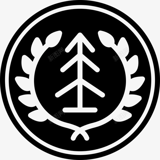 国家公园奖森林国家公园图标svg_新图网 https://ixintu.com 国家公园 国家公园奖 松树 树 森林 美味奖励雕文