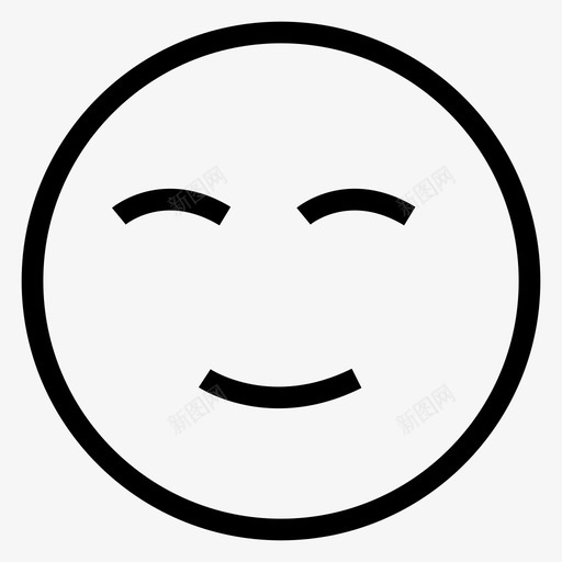 情感表情符号本质图标svg_新图网 https://ixintu.com 微笑 情感 情绪线图标 感觉 本质 脸 表情符号