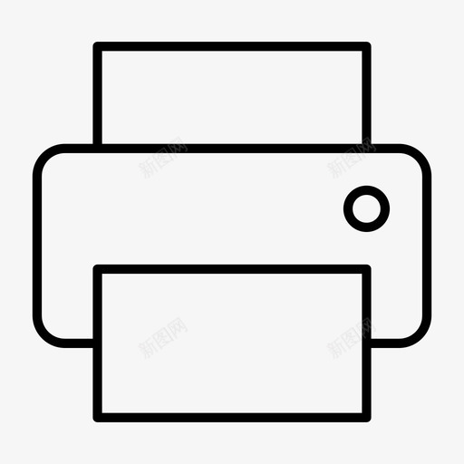 打印机喷墨打印机纸张打印机图标svg_新图网 https://ixintu.com 喷墨打印机 打印机 混合 纸张打印机