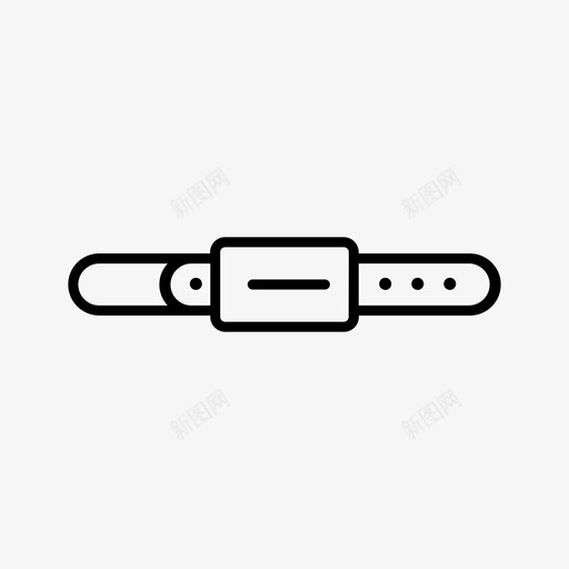 腰带带子腰图标svg_新图网 https://ixintu.com 带子 腰 腰带