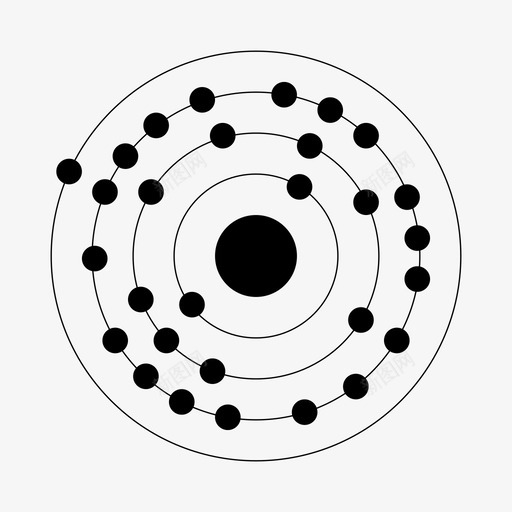 029铜铜原子元素图标svg_新图网 https://ixintu.com 029铜铜 元素 原子 周期 周期表 金属