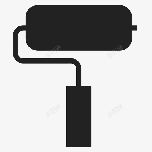 粉刷刷子hoversvg_新图网 https://ixintu.com 粉刷刷子hover