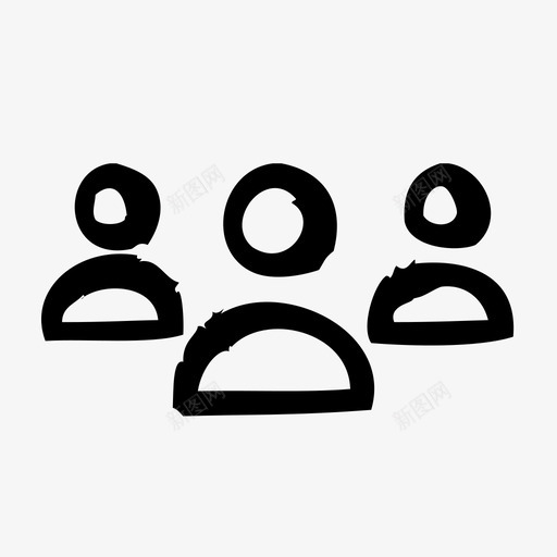 团队企业公司图标svg_新图网 https://ixintu.com 企业 公司 初创企业 办公室 团队 工作 概述