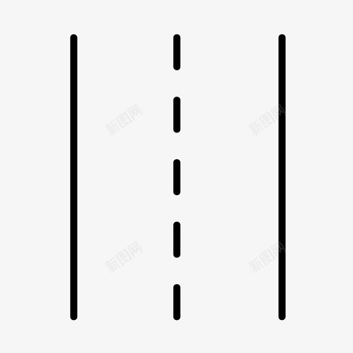 道路高速公路车道图标svg_新图网 https://ixintu.com 交通 车道 道路 高速公路