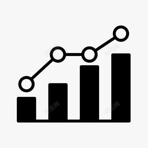 条形图业务关联图标svg_新图网 https://ixintu.com 业务 关联 折线图 文档集合 条形图 演示文稿