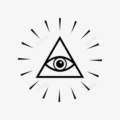 照亮眼睛照明图标svg_新图网 https://ixintu.com 亮度 照亮 照明 玛雅人 眼睛