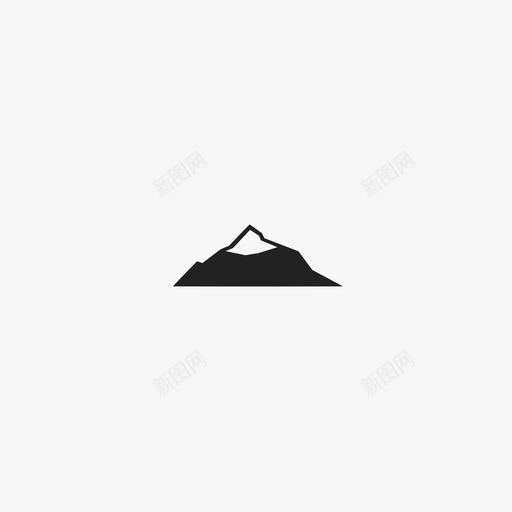 山自然荒野图标svg_新图网 https://ixintu.com 山 自然 荒野