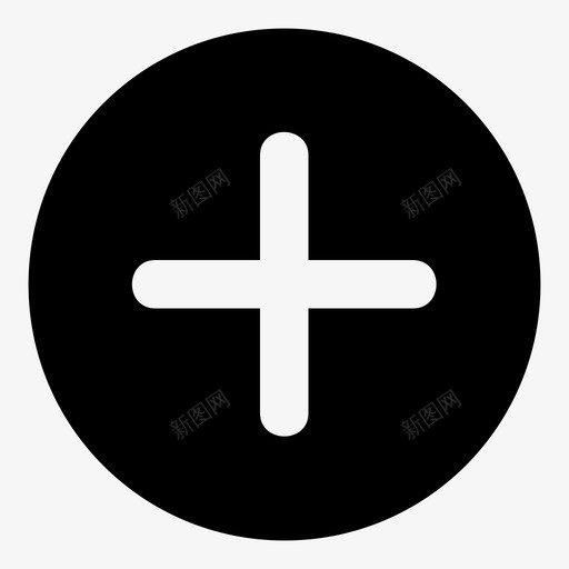 添加添加项目增加图标svg_新图网 https://ixintu.com 增加 增加音量 媒体按钮 添加 添加项目
