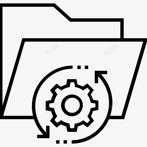 外包数据同步图标svg_新图网 https://ixintu.com 1400网页和搜索引擎优化平面线图标 同步 外包 工作 数据