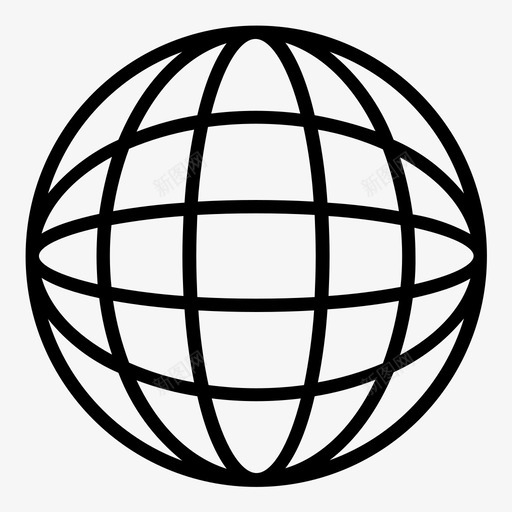 全球互联网网站图标svg_新图网 https://ixintu.com 互联网 全球 网站