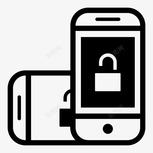 智能手机解锁模型智能手机模型1图标svg_新图网 https://ixintu.com 智能手机模型1 智能手机解锁 模型