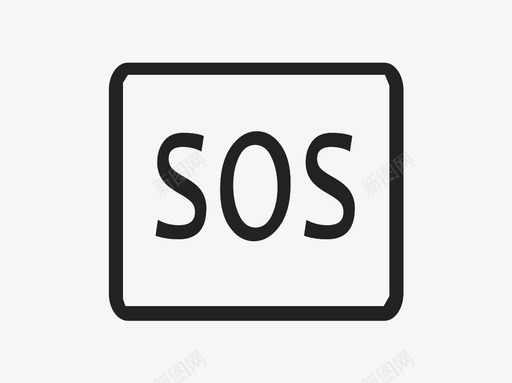 sos5svg_新图网 https://ixintu.com sos5 紧急求救信号
