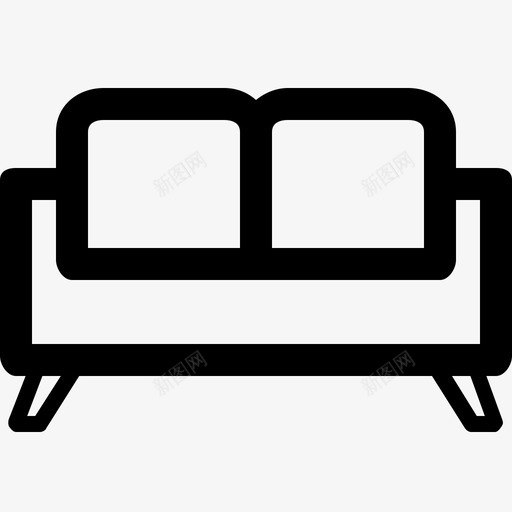 沙发家具座椅图标svg_新图网 https://ixintu.com 家具 座椅 沙发