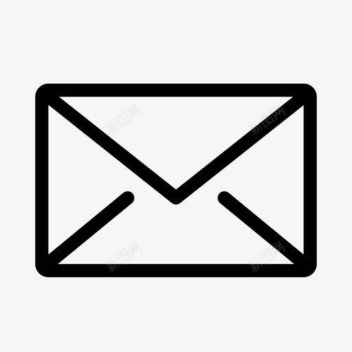 信息信件通知图标svg_新图网 https://ixintu.com 信件 信息 基本大纲 通知