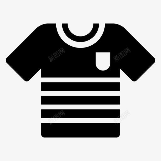T恤休闲服装图标svg_新图网 https://ixintu.com T恤 休闲 服装 电子商务在线购物 男性