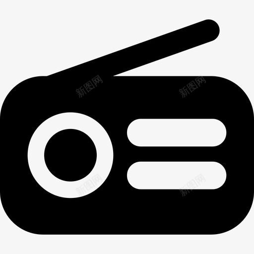 经典收音机技术全球用户界面图标svg_新图网 https://ixintu.com 全球用户界面 技术 经典收音机