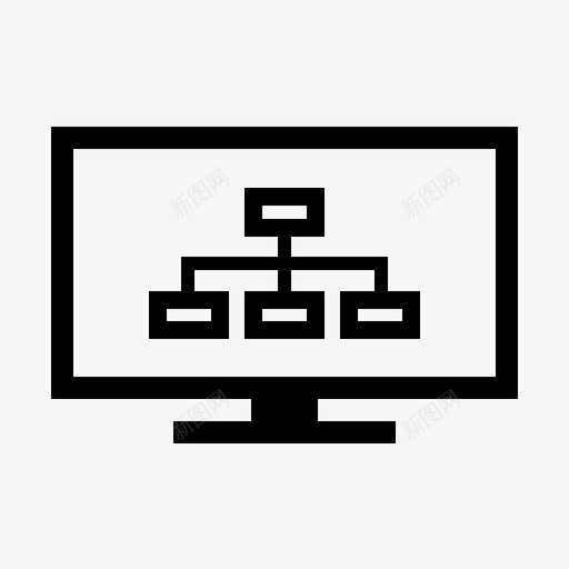 电视屏幕网络电视电视屏幕图标svg_新图网 https://ixintu.com 电视 电视屏幕图标 电视屏幕网络