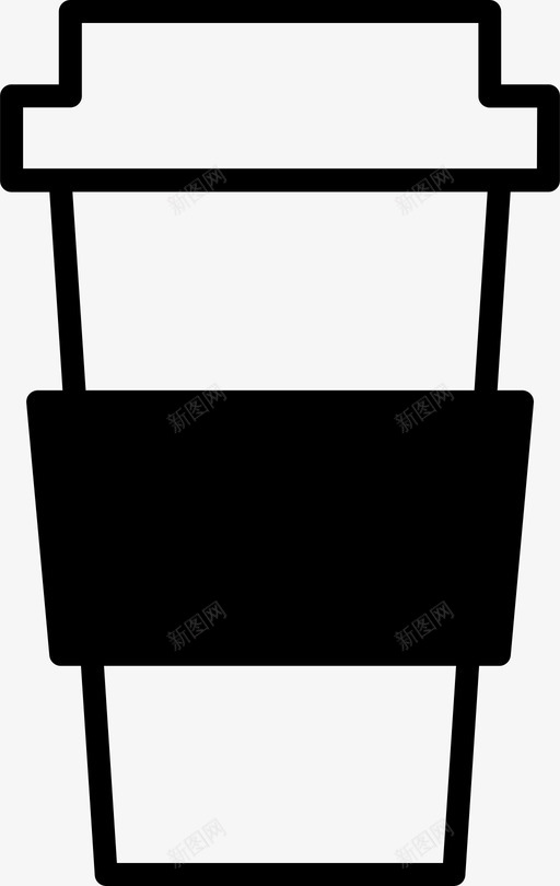 咖啡饮料热饮图标svg_新图网 https://ixintu.com 去旅行 咖啡 拿铁 热饮 饮料