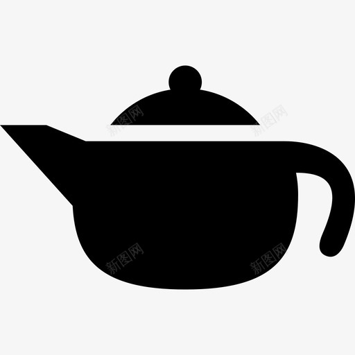 茶壶火锅水壶图标svg_新图网 https://ixintu.com 厨房 水壶 火锅 茶壶