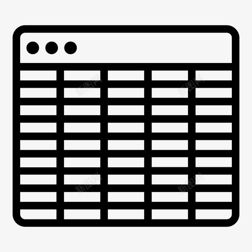 电子表格编辑器会计计算器图标svg_新图网 https://ixintu.com excel 会计 应用程序 电子表格编辑器 计算器