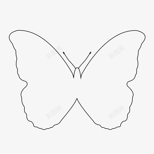 皇帝蝴蝶昆虫图标svg_新图网 https://ixintu.com 昆虫 皇帝蝴蝶