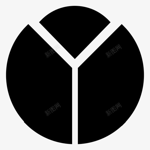 饼图分析图表图标svg_新图网 https://ixintu.com 100个业务字形 分析 图表 统计 饼图