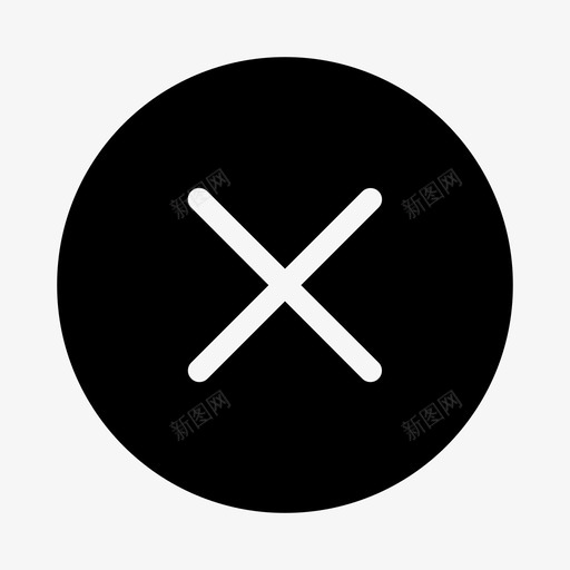 关闭取消关闭窗口图标svg_新图网 https://ixintu.com 关闭 关闭窗口 取消 标记