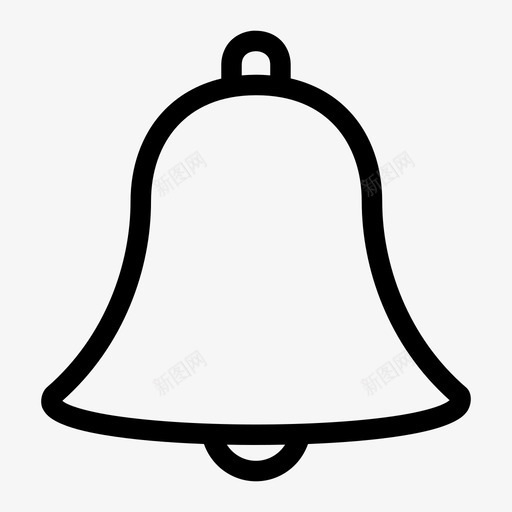 铃铛圣诞铃门铃图标svg_新图网 https://ixintu.com 圣诞铃 婚礼铃 铃铛 门铃