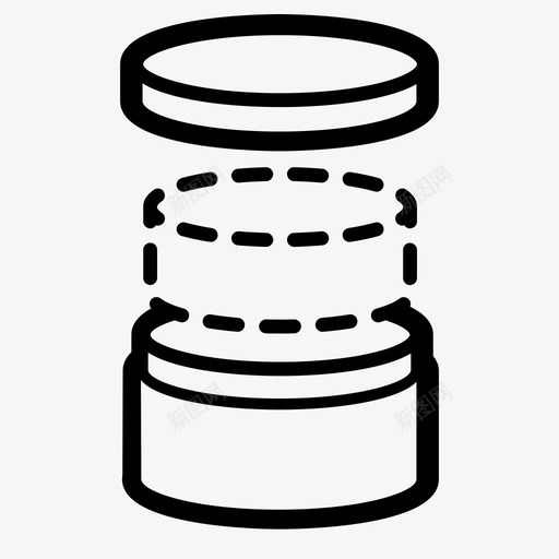 填充高度内容物填充物图标svg_新图网 https://ixintu.com 内容物 填充物 填充高度 成分 标牌 重量