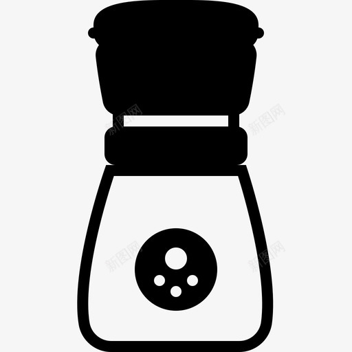 胡椒磨烹饪厨房图标svg_新图网 https://ixintu.com 厨房 厨房调味料 烹饪 胡椒磨 调味料 香料