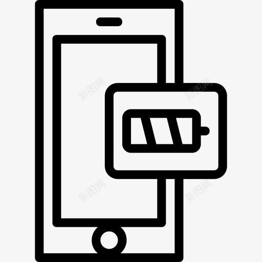 全电池手机功能iphone图标svg_新图网 https://ixintu.com iphone mobile手机功能概述集 全电池手机 功能