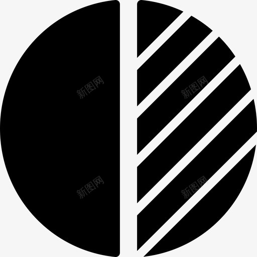 饼图分析图图标svg_新图网 https://ixintu.com smashicons图实心 分析 图 饼图