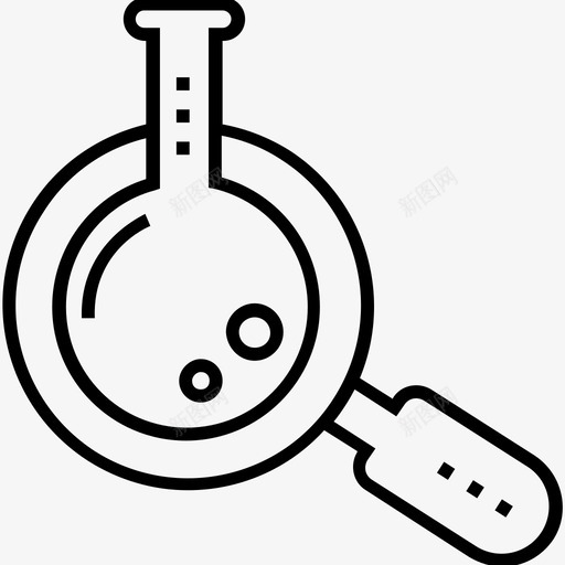 市场调查发现实验室图标svg_新图网 https://ixintu.com 1400网页和搜索引擎优化平面线图标 发现 实验室 市场调查 放大镜