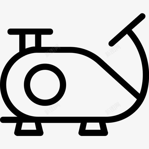 固定自行车测力计锻炼图标svg_新图网 https://ixintu.com 健身 医疗线路图标 固定自行车 测力计 锻炼